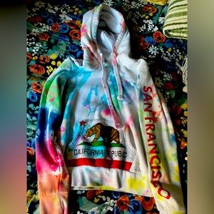 Tie-dye California hoodie